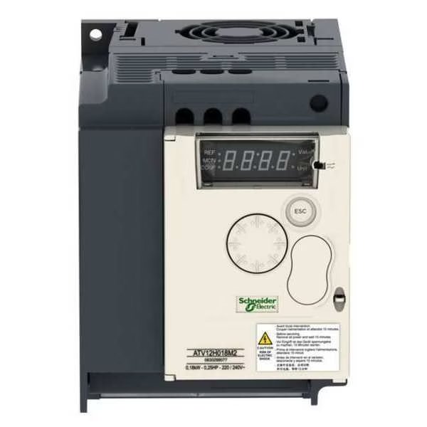 Variable Frequency Drive, 2 HP, 230VAC, Altivar, Schneider Electric, Mfr#: ATV12HU15M3