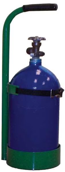 Single Cylinder Stand, Steel, 27 In. H, Saftcart, Mfr#: Nitro-40