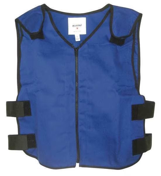 Large 22 In. L Cooling Vest, Blue, Allegro Industries, Mfr#: 8413-03