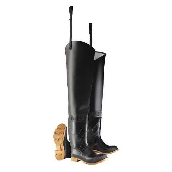 Men's Steel Hip Wader Black, Dunlop, Mfr#: 8605600
