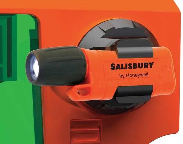 Arc Flash Task Light Kit, 1 Face Shield Attachable Task Light, 1 Flashlight Clip, Black/Orange, Salisbury, Mfr#: FLKIT