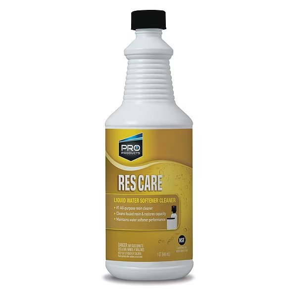 Water Softener Cleaner, Liquid Resin, Pro Products, Mfr#: RK32N