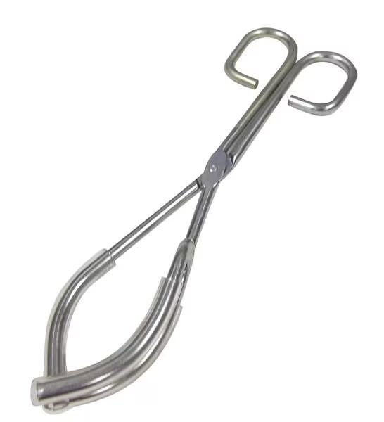 Coated Beaker Tongs, 3 Jaw, Plated Steel, EnjoyTool Select, Mfr#: 5ZPV6