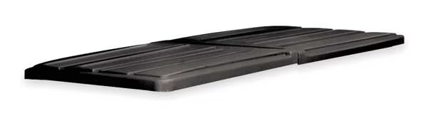 Tilt Truck Lid, Black, Fits 40-1/2 cu. ft., Rubbermaid Commercial, Mfr#: FG102700BLA