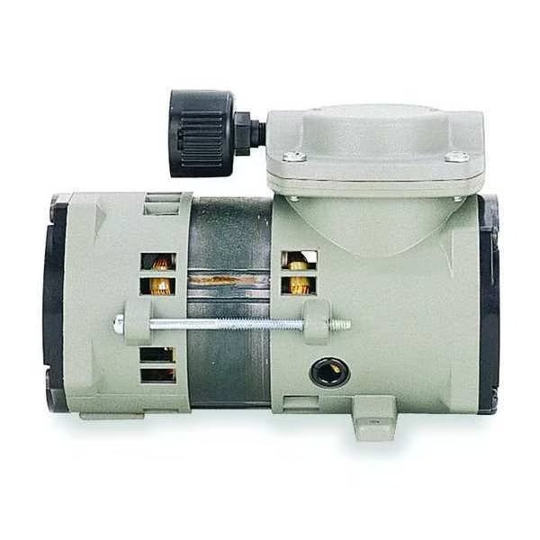 Compressor/Vacuum Pump, 0.1 HP, 60 Hz, 115V, Thomas, Mfr#: 107CAB18
