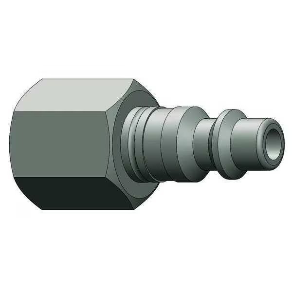 Female to Industrial Plug, (F)NPT, 1/4, SS, Dixon, Mfr#: D2F2-S