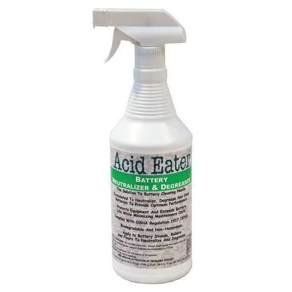 Battery Neutralizer/Degreaser, 32 oz, PK12, Acid Eater, Mfr#: 1002-016