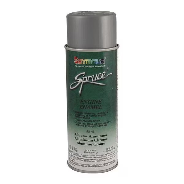 Spruce Eng. Paint, chrome Alum, 12oz., Seymour Of Sycamore, Mfr#: 98-41