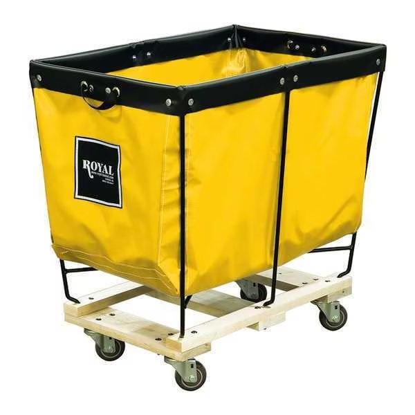 Elevated Truck, 6 Bu, Yellow, Vinyl, Royal Basket Trucks, Mfr#: R06-YYX-ELA-3UNN