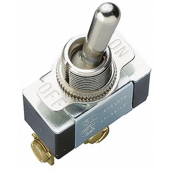 Toggle Switch, SPST, On/Off, 3/4 hp @ 125 to 250V AC, Gardner Bender, Mfr#: GSW-11