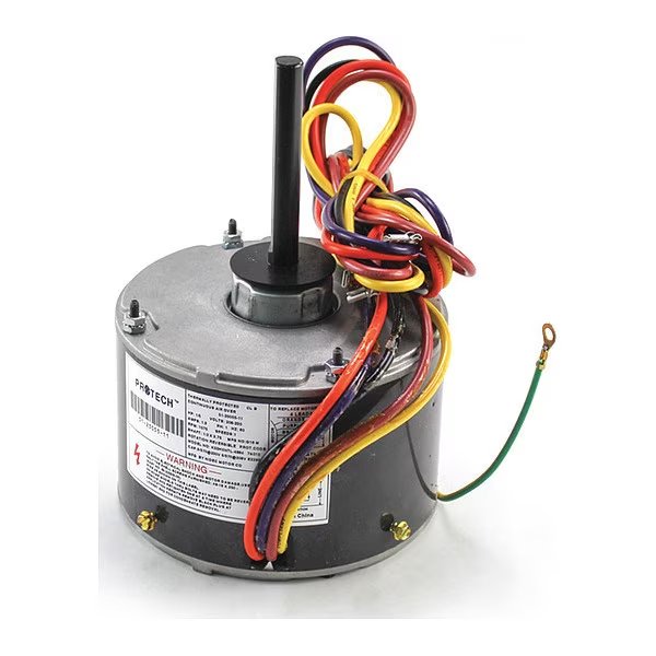 Motor, 1/5 HP, 208-230V, 1075 rpm, 48 Frame, Rheem, Mfr#: 51-23055-11