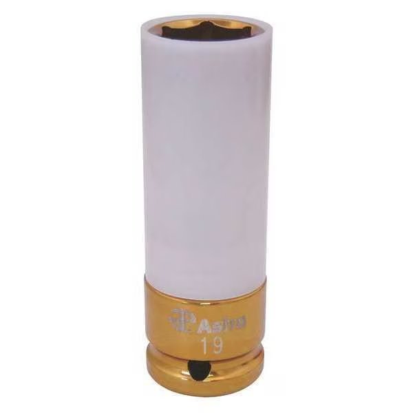1/2" Drive, 19mm Metric Socket, 12 Points, Astro Pneumatic, Mfr#: 7870-19