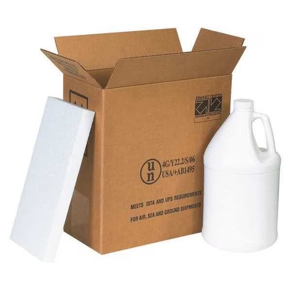 Plastic Jug Shipper Kit, 2 - 1 Gallon, 12