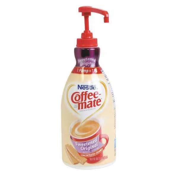 Liquid Coffee Creamer, Pump, Swt Original, Coffee Mate, Mfr#: 00050000137992
