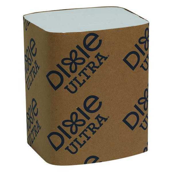 Dispenser Napkin, White, Plain, 2 Ply, PK24, Dixie, Mfr#: 32006
