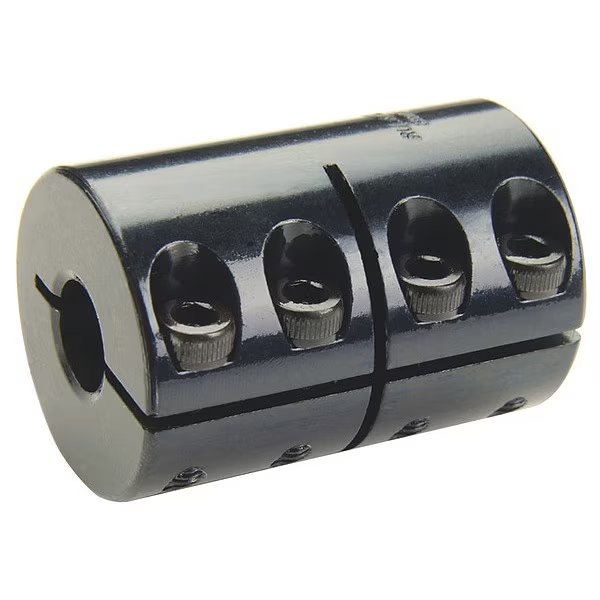 Rigid Coupling, 1-Pc, 12x10mm, Steel, OD 29 mm, L 45 mm, Ruland, Mfr#: MCLX-12-10-F