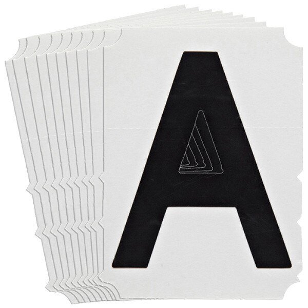 Numbers and Letters Labels, PK 10, Brady, Mfr#: 5140P-A