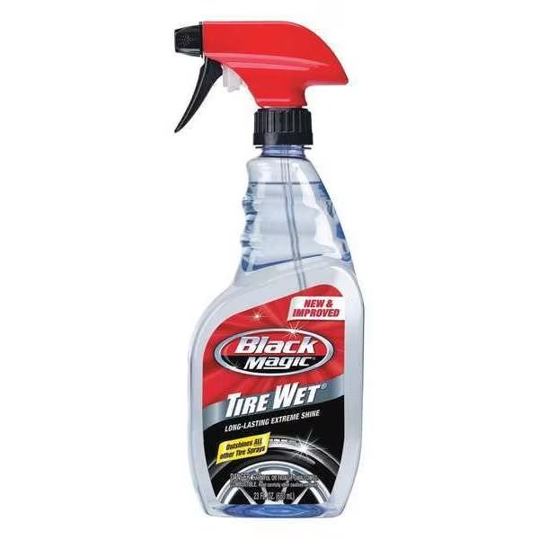 Tire Dressing, Bottle, Clear, 23 oz. Size, Black Magic, Mfr#: BM23