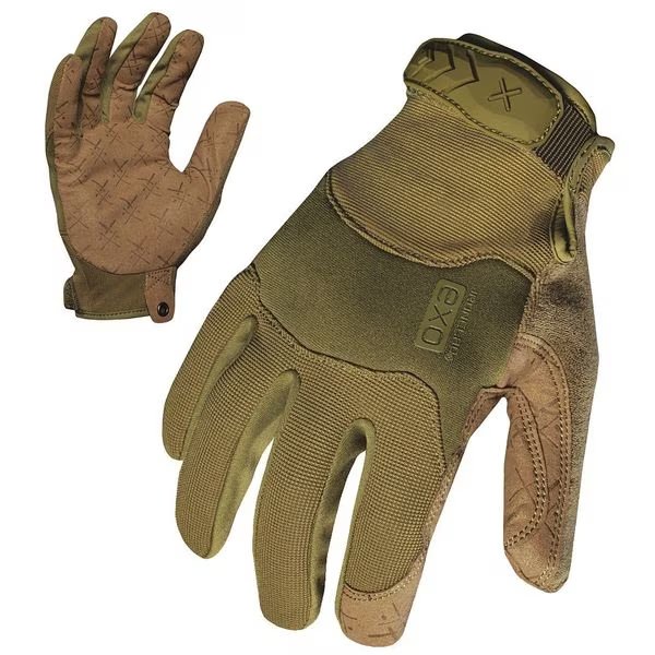 Tactical Glove, Size M, Green, PR, Ironclad Performance Wear, Mfr#: G-EXTPODG-03-M