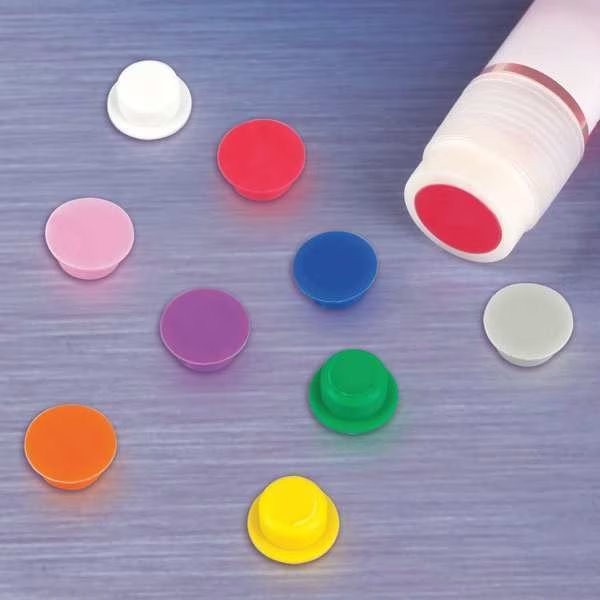 Cap Insert, Red, PK1000, Globe Scientific, Mfr#: 30079R