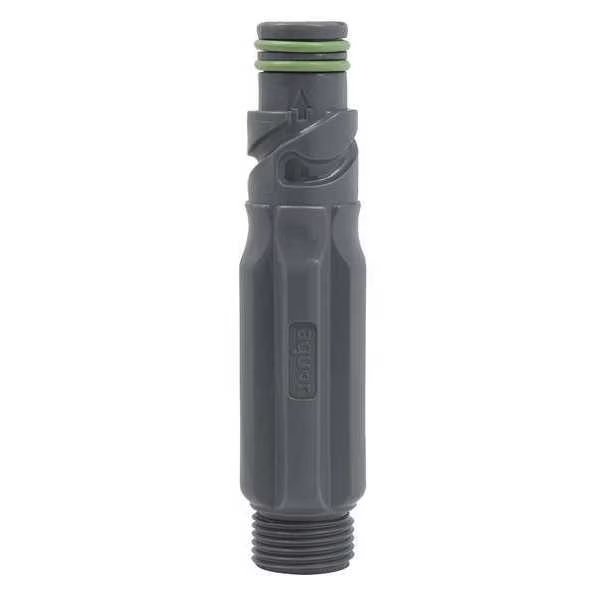 Hose Connector, Acetal Resin, Gray, Aquor Water Systems, Mfr#: CN-S1-G