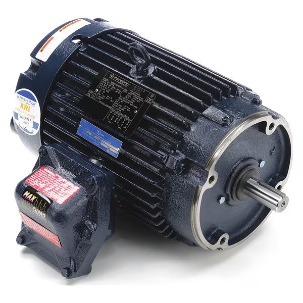 Hazardous Location Motor, 5 HP, 12.4/6.2A, Marathon Motors, Mfr#: 184TTGCD16027