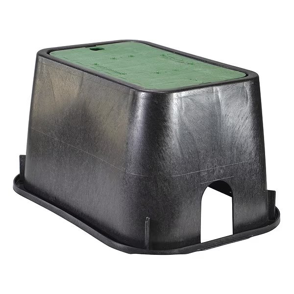Valve Box, Rectangular, 10-1/4"Hx13-3/8"W, Nds, Mfr#: D1000-SG