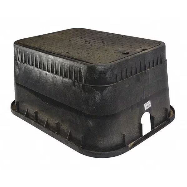 Meter Box, Rectangular, 12-1/4"Hx19-3/4"W, Nds, Mfr#: D1500-DISB