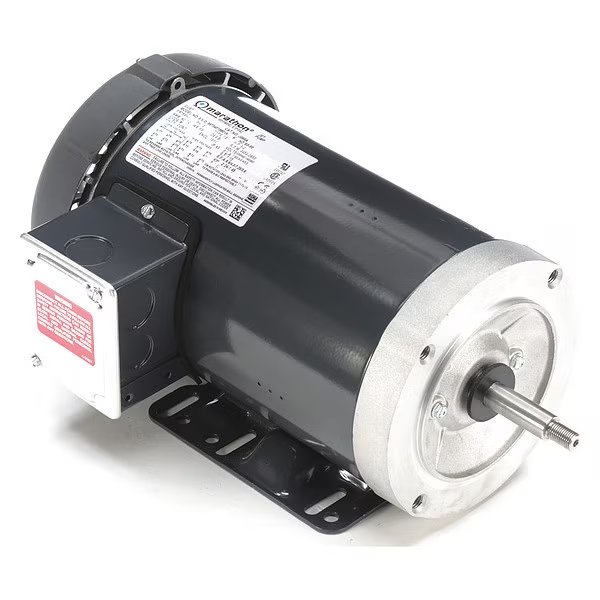Jet Pump Motor, 3-Phase, 3 HP, 7.6/3.8A, Marathon Motors, Mfr#: 056T34F15601