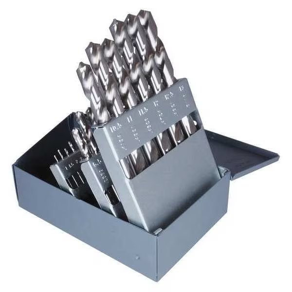 29PC 118° General Purpose Jobber Length Drill Set Cle-Line 1898 Bright HSS RHS/RHC 1/16-1/2x1/64, Cle-Line, Mfr#: C21117