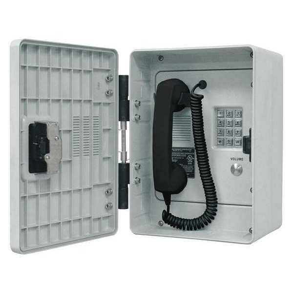 Telephone, Ethernet, Gray, Surface Mount, Hubbell Gai-Tronics, Mfr#: 256-710SK