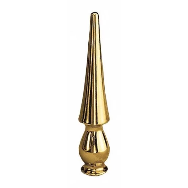 Indoor Flagstaff Head, Brass, 8