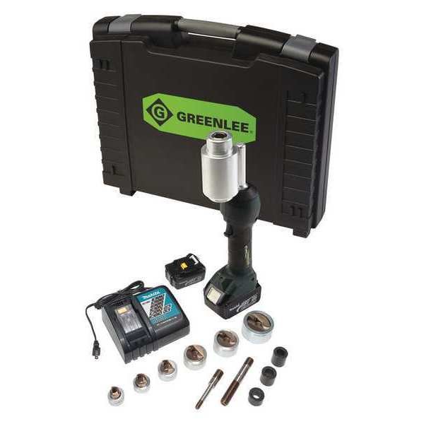 Punch Driver Kit, 18.0V, Li-Ion, Cordless, Greenlee, Mfr#: LS100X11SS