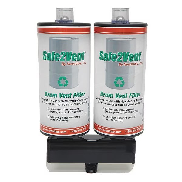 Dual Carbon filter, w/ Check Ball, Newstripe, Mfr#: 10004722