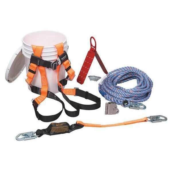 Fall Protection Kit, Size: L/XL, Honeywell Miller, Mfr#: BRFKT50-Z7/50FT