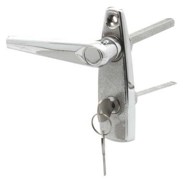 Door Left Handle Lock, Diecast Zinc, Chrome Plated (Single Pack), Primeline Tools, Mfr#: GD 52147