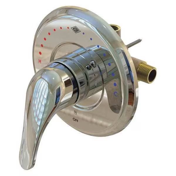 Thermostatic Mixing Valve, Brass, 5-1/8" H, Acorn Controls, Mfr#: SV16-LVR