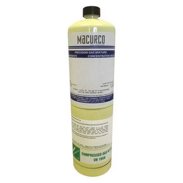 Calibration Gas, Cylinder Cap. 34L, Macurco, Mfr#: CANN10H