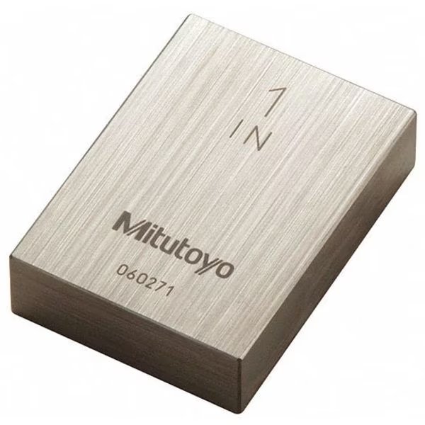 Gage Block, 1/4" L, 3/8" H, Steel, ASME AS-1, Mitutoyo, Mfr#: 611212-541