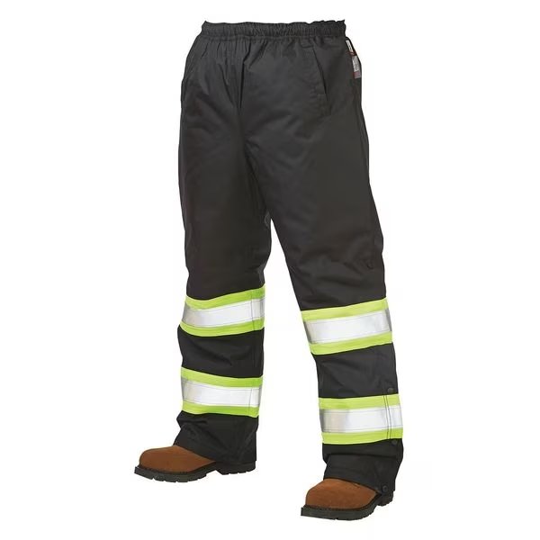 High Visibility Pants, Black, Unisex, Tough Duck, Mfr#: S61411