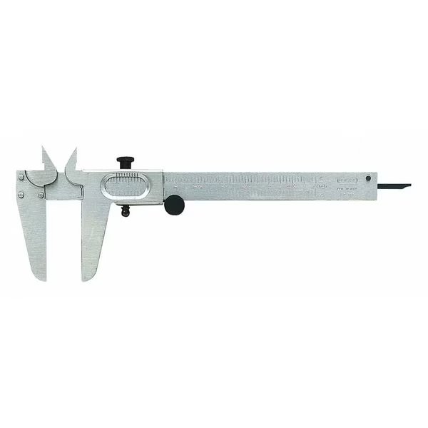 Vernier Caliper, Steel, 2-9/16" Jaw D, General Tools, Mfr#: 722