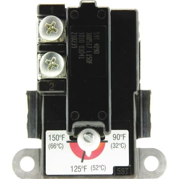 Thermostat SPDT, 90 to 150 Temp. Range F, Rheem, Mfr#: SP210239