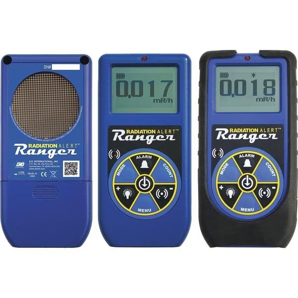 Radiation Survey Meter, LCD, NIST, Radiation Alert, Mfr#: RANGER