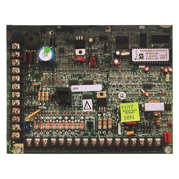 Control Panel Board, Max. Number Zones 9, Napco, Mfr#: GEM-P801EXPCBD