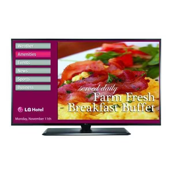 Hospitality HDTV, Weight Cap. 18 lb., Lg Electronics, Mfr#: 32LT570H