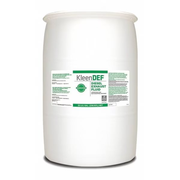 Diesel Exhaust Fluid: Kleen DEF, Drum, 55 gal API/ISO-22241-1, Peak, Mfr#: KLF001-GR