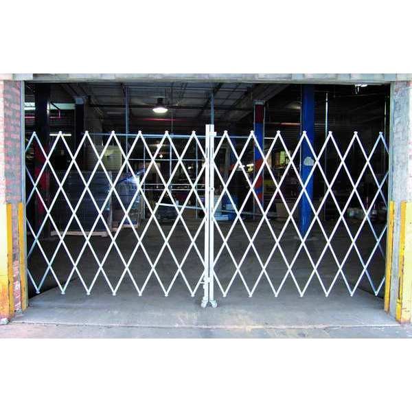 Folding Gate, Gray, 14 to 16 ft. Opening W, EnjoyTool Select, Mfr#: PECO 1665