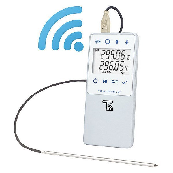 Data Logger, USB/Wireless Interface, Traceablelive, Mfr#: 6514