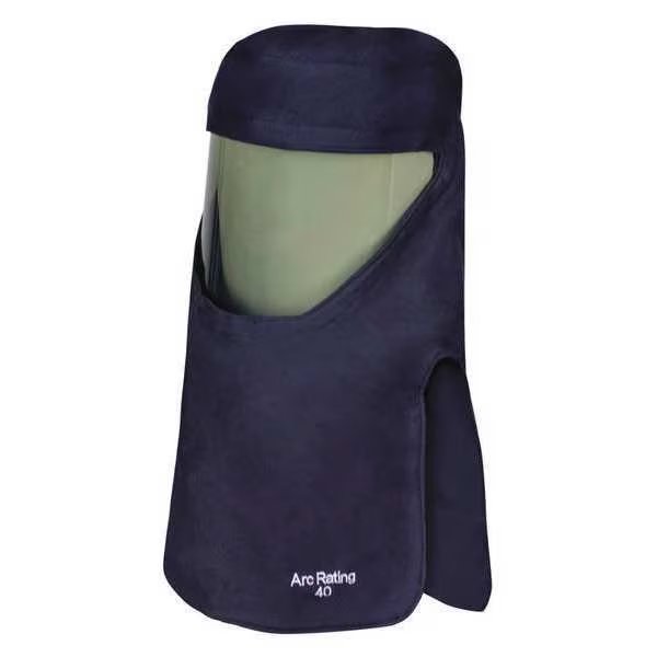 Arc Flash Hood, Navy, Universal, HRC 4, National Safety Apparel, Mfr#: H65UQUQ40HATPV