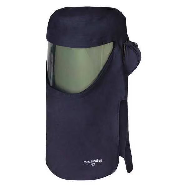 Arc Flash Hood, Navy, Universal, HRC 4, National Safety Apparel, Mfr#: H65UQUQFAN40PV